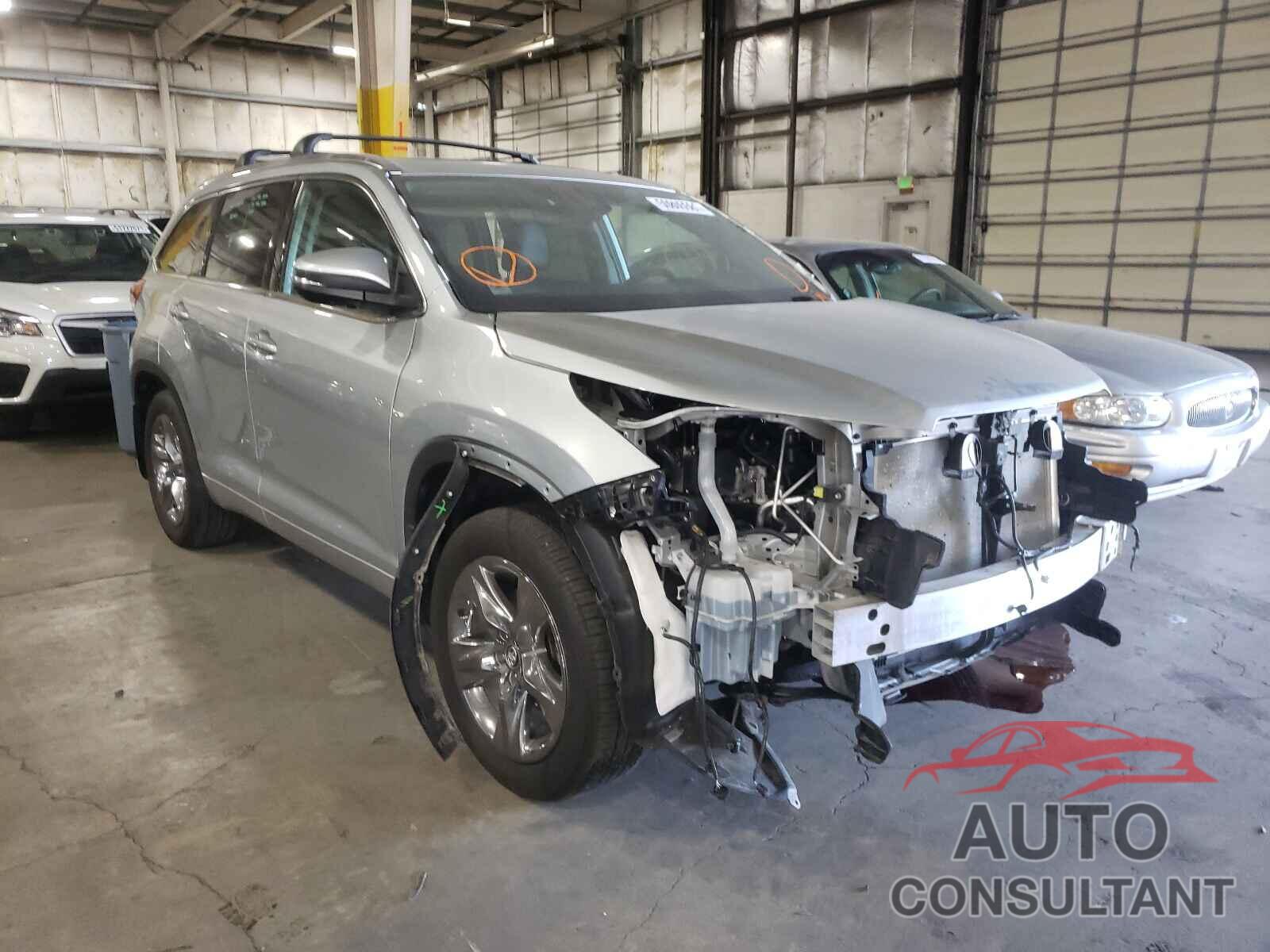TOYOTA HIGHLANDER 2019 - 5TDDZRFH7KS981291