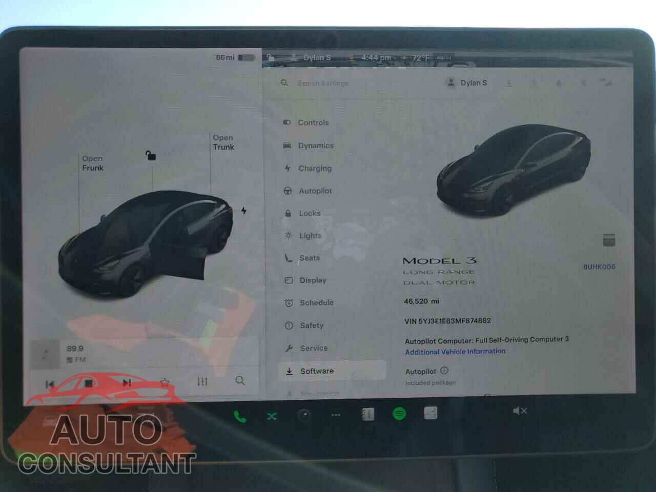 TESLA MODEL 3 2021 - 5YJ3E1EB3MF874882