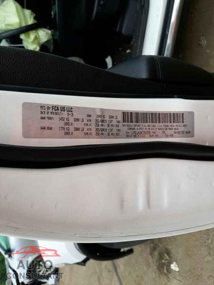DODGE DURANGO 2019 - 1C4RDJAG9KC550795