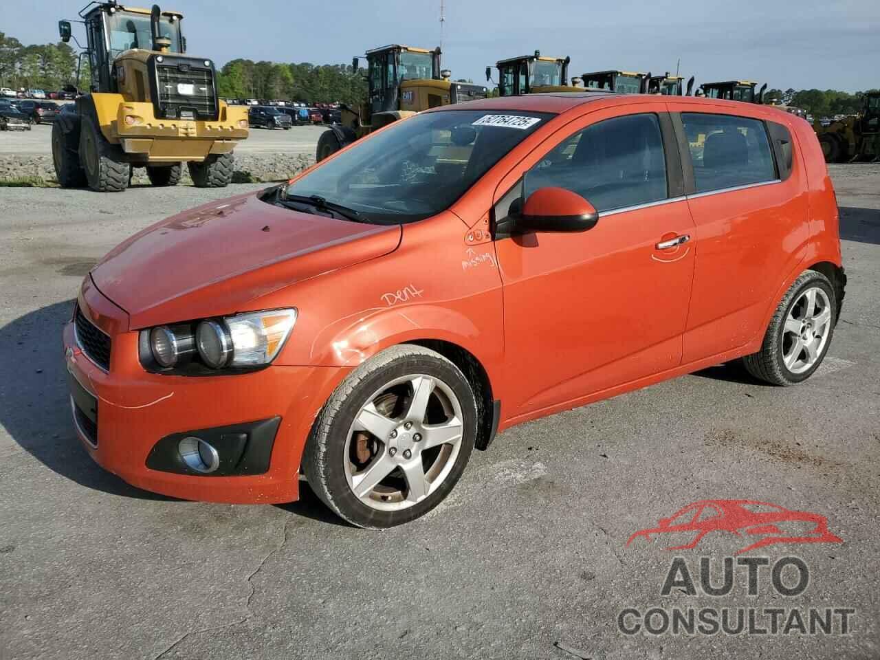 CHEVROLET SONIC 2012 - 1G1JF6SBXC4213404