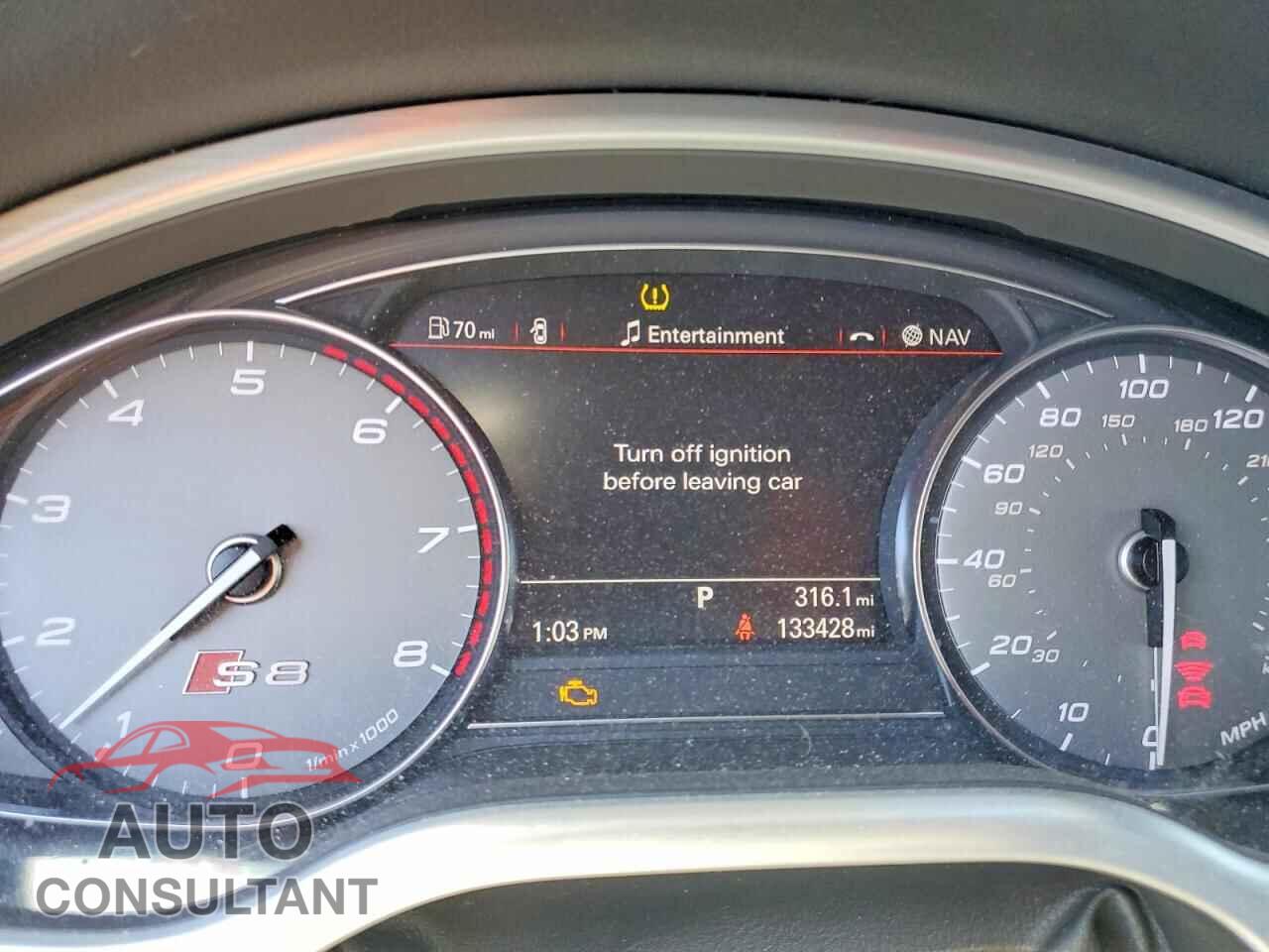 AUDI S8 2013 - WAUD2AFD7DN029657