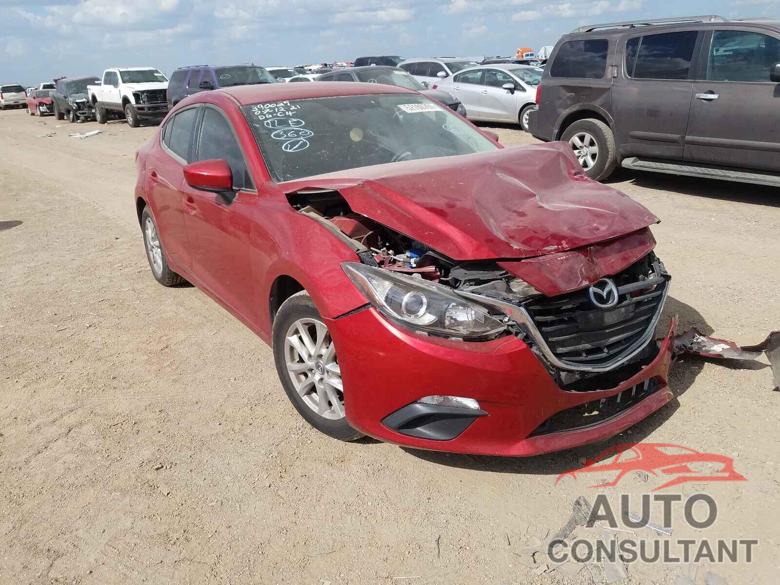 MAZDA 3 2016 - JM1BM1U7XG1308534