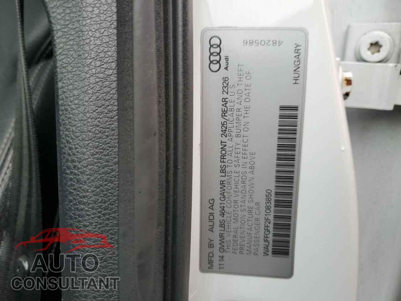 AUDI S3 2015 - WAUFFGFF2F1083850