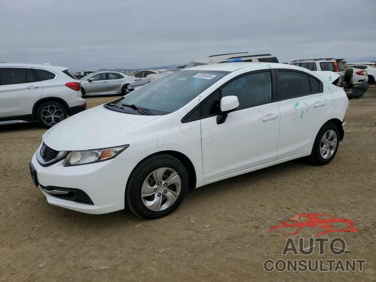 HONDA CIVIC 2013 - 19XFB2F50DE257109