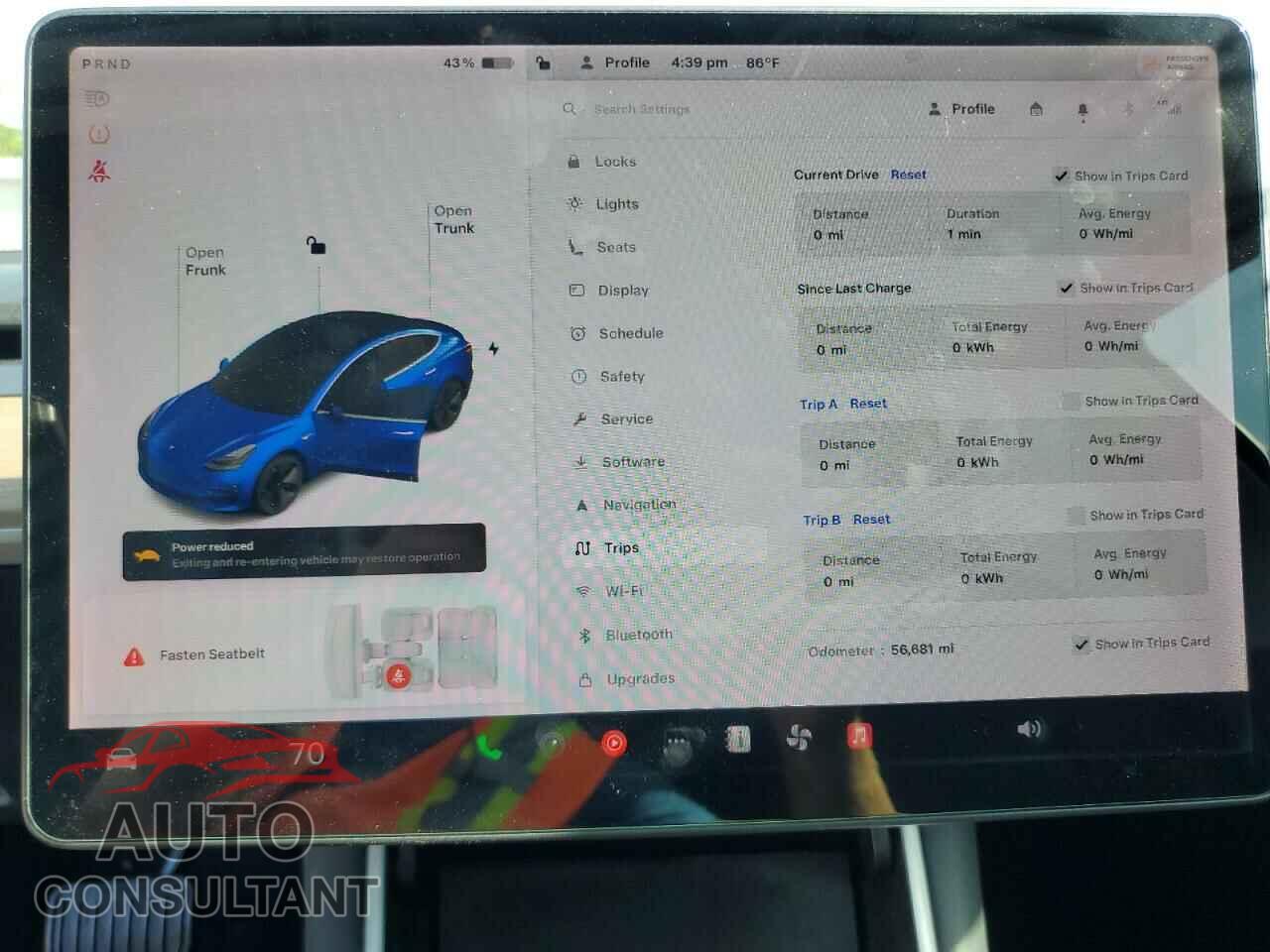 TESLA MODEL 3 2019 - 5YJ3E1EA2KF309043