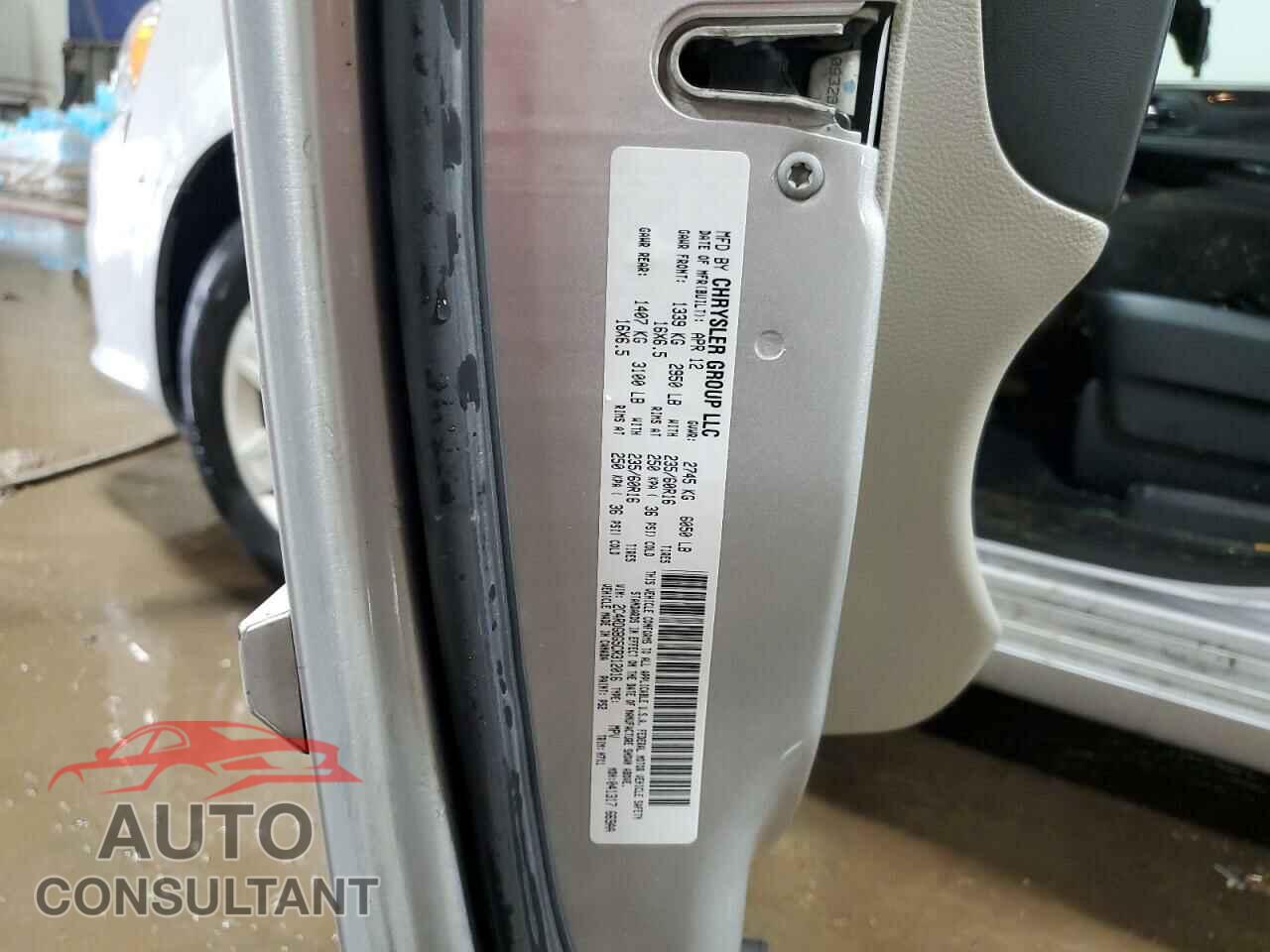 DODGE CARAVAN 2012 - 2C4RDGBG5CR312016