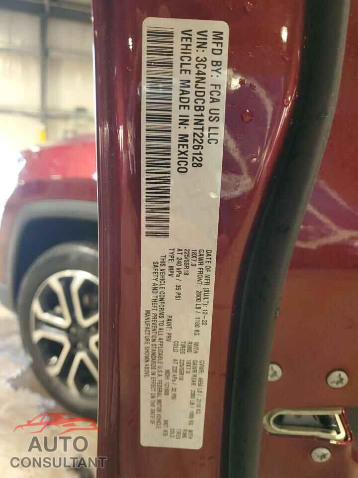 JEEP COMPASS 2022 - 3C4NJDCB1NT226128