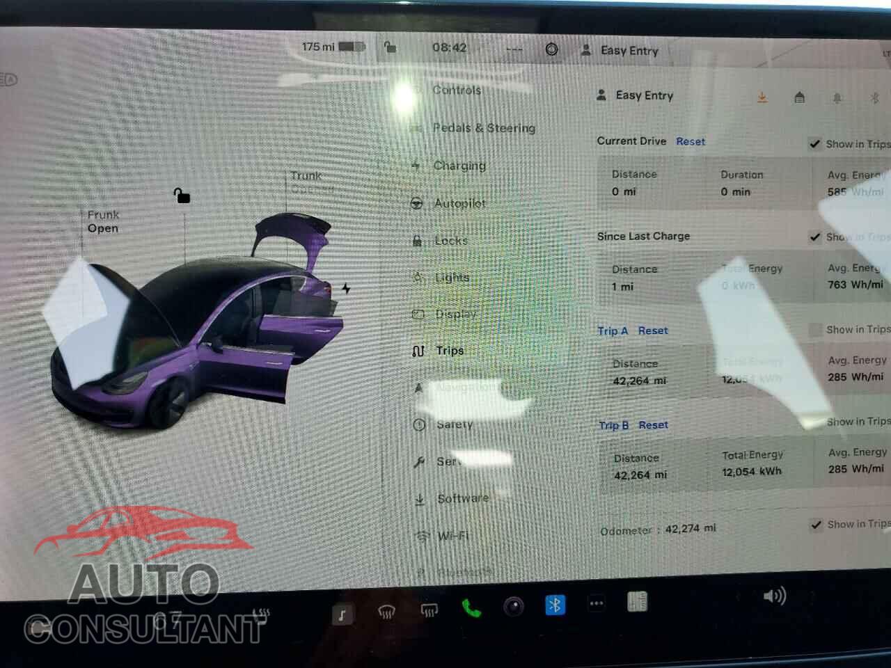 TESLA MODEL 3 2019 - 5YJ3E1EB7KF511742