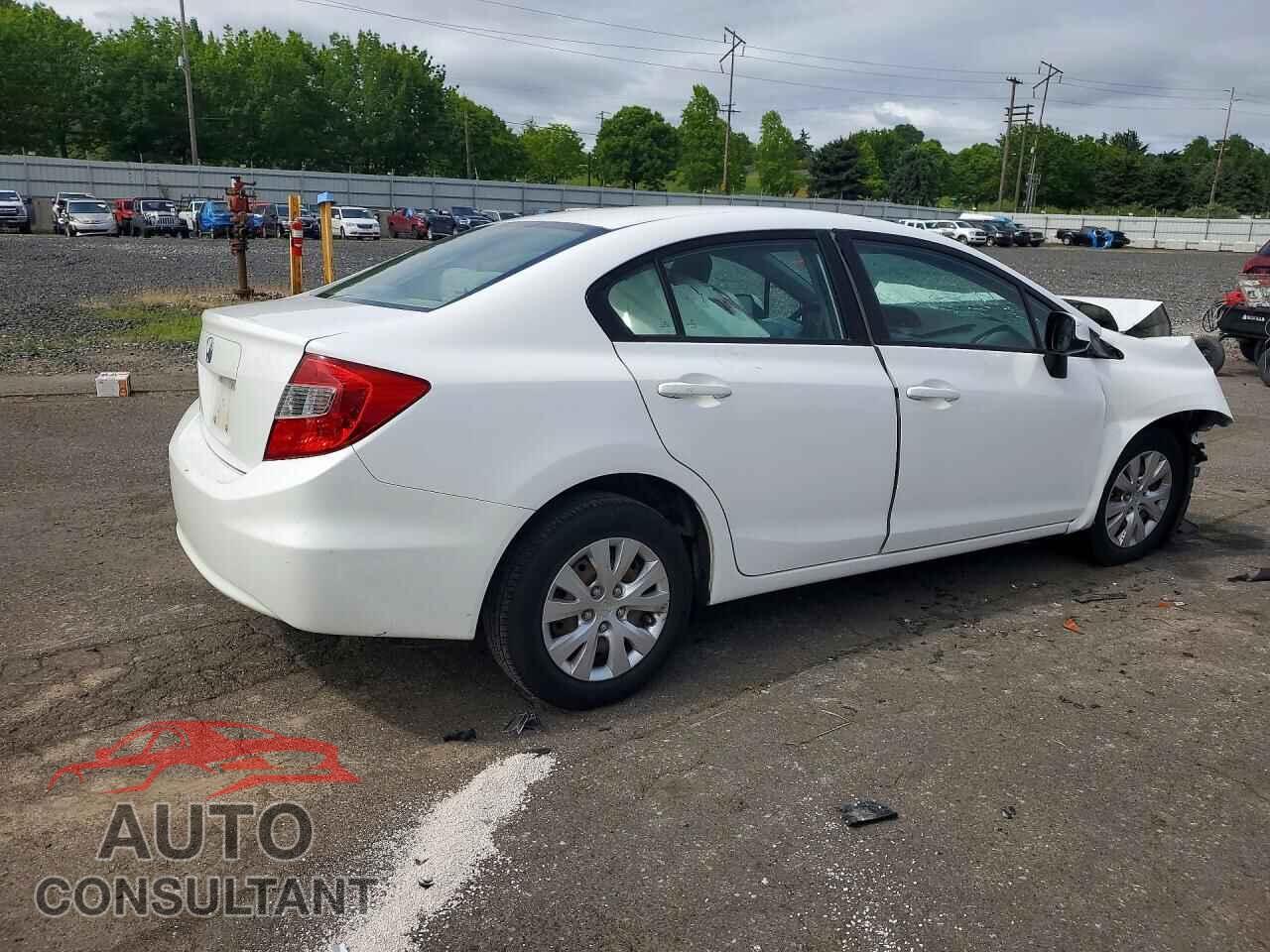 HONDA CIVIC 2012 - 19XFB2F55CE312944