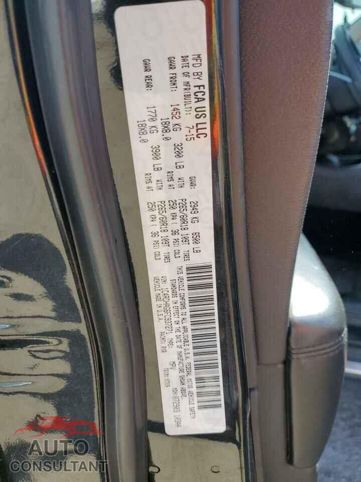 DODGE DURANGO 2015 - 1C4RDHAG6FC937271