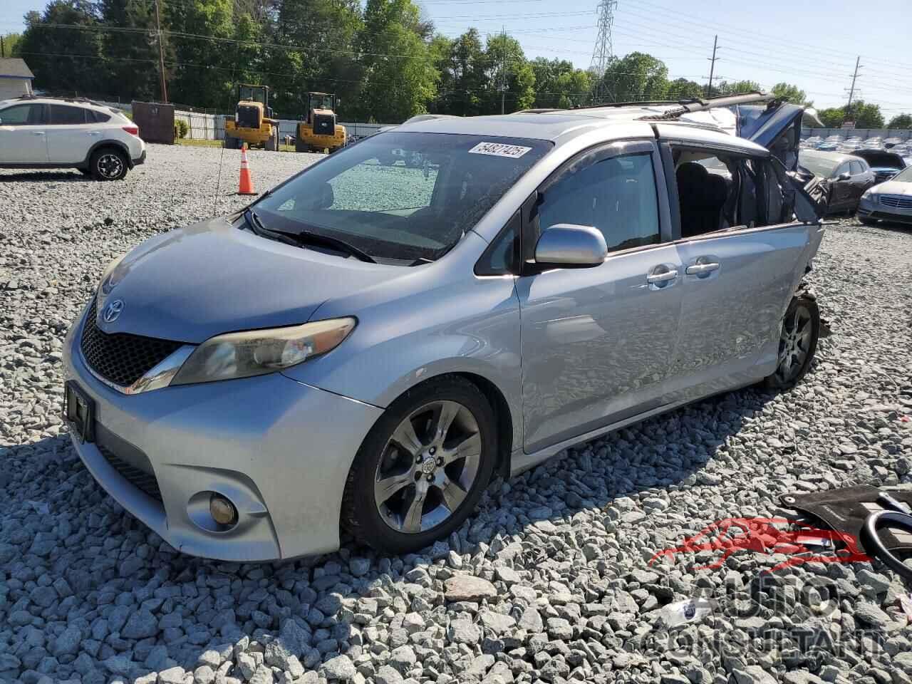 TOYOTA SIENNA 2011 - 5TDXK3DC2BS099631