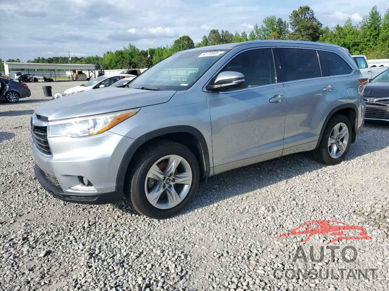 TOYOTA HIGHLANDER 2016 - 5TDDKRFH2GS327987