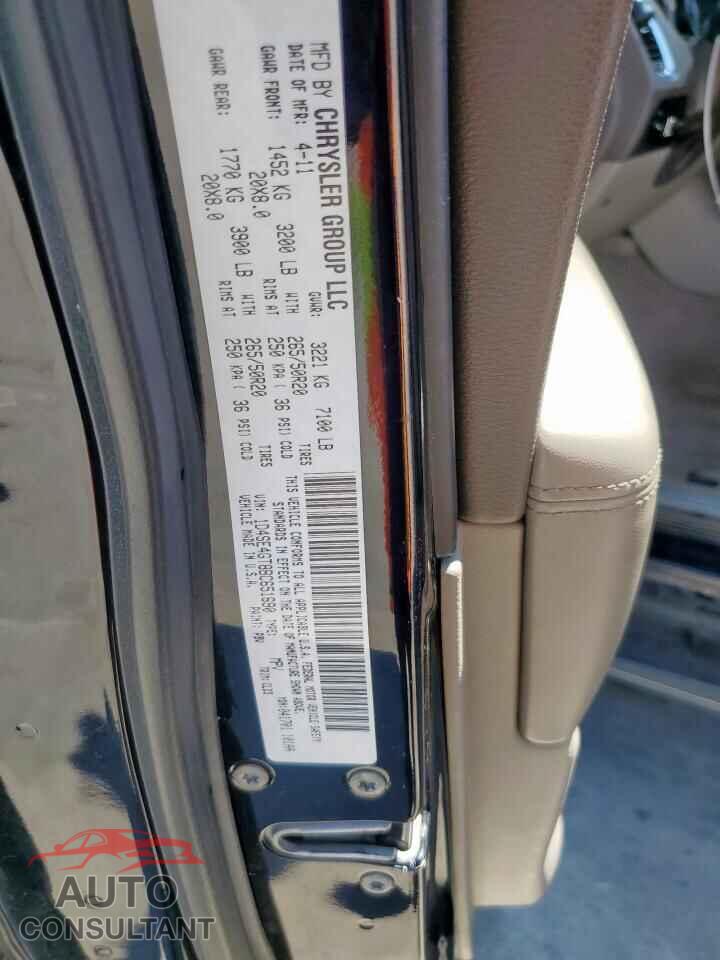 DODGE DURANGO 2011 - 1D4SE4GT8BC651690