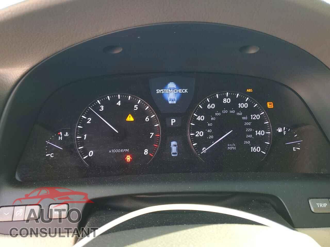 LEXUS LS460 2011 - JTHBL5EF5B5103901