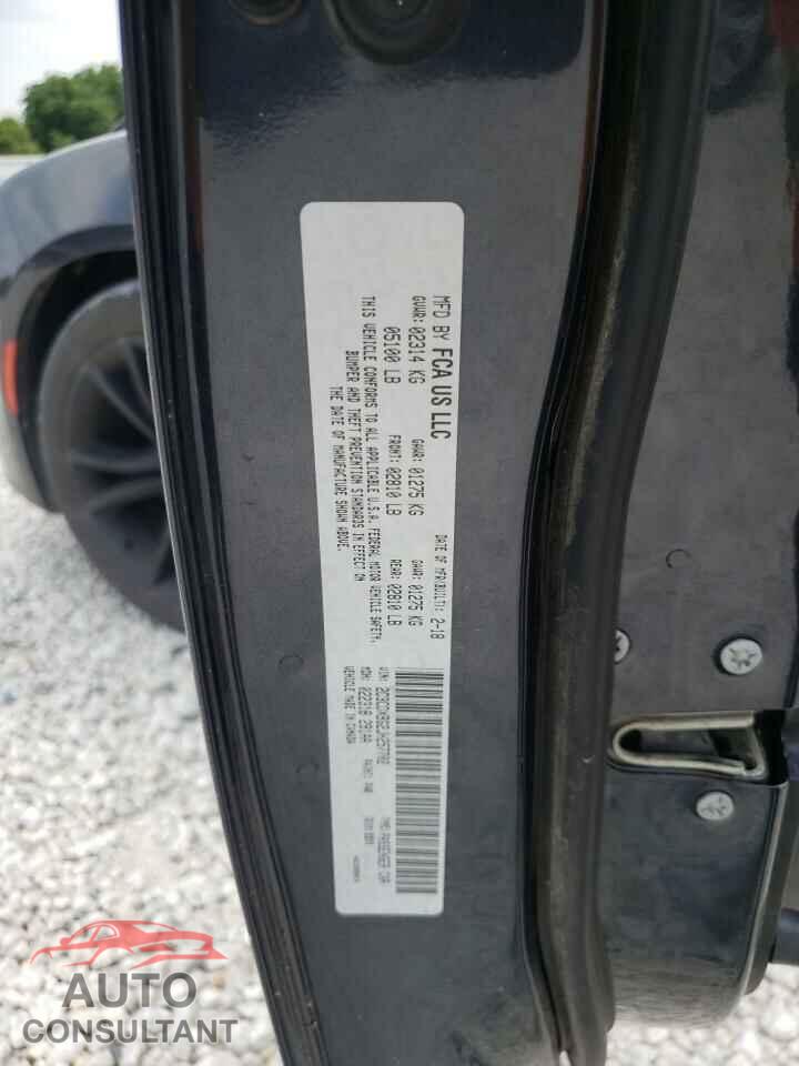 DODGE CHARGER 2018 - 2C3CDXBG2JH257702