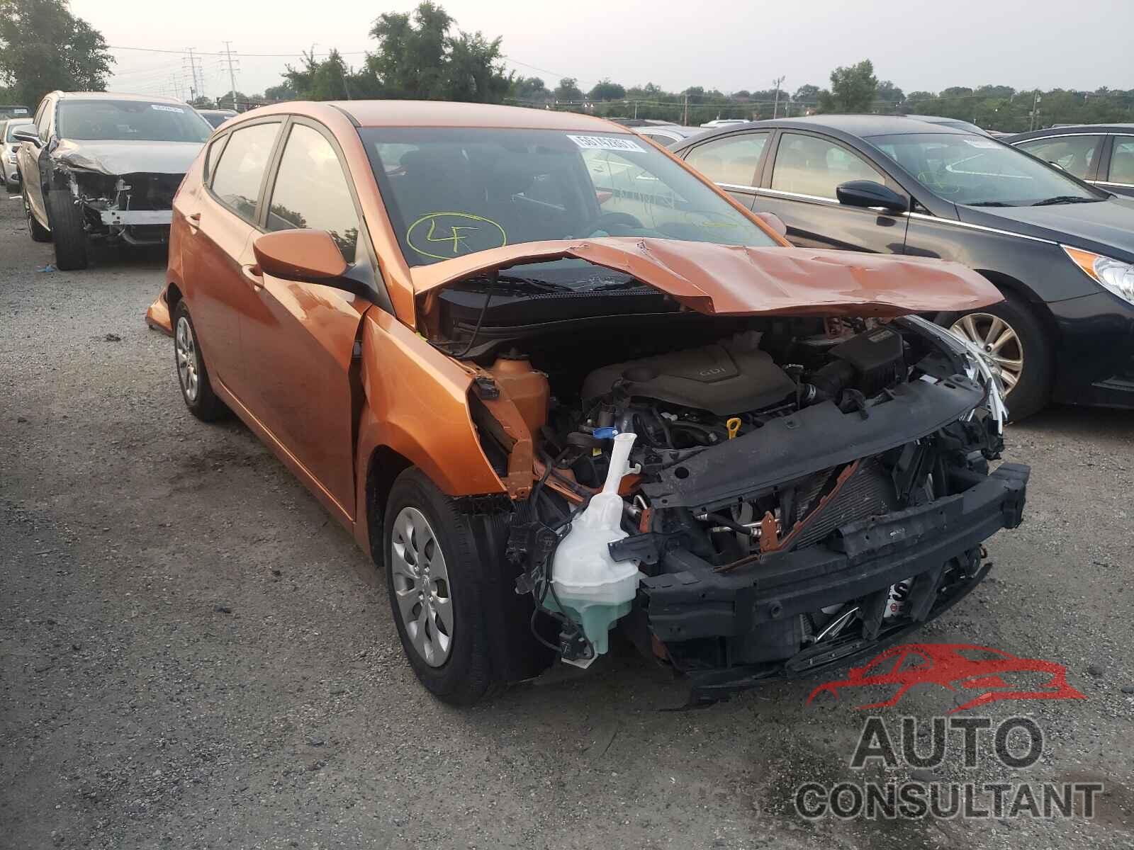 HYUNDAI ACCENT 2017 - KMHCT5AE8HU325619