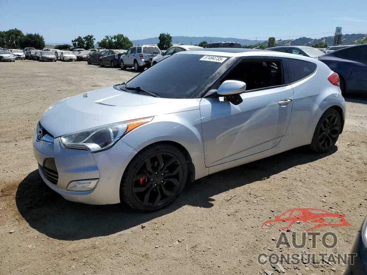HYUNDAI VELOSTER 2013 - KMHTC6AD9DU138719