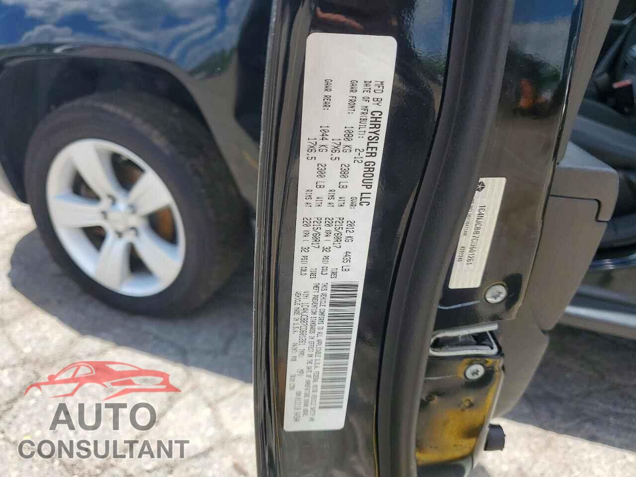 JEEP COMPASS 2012 - 1C4NJCBB7CD601261