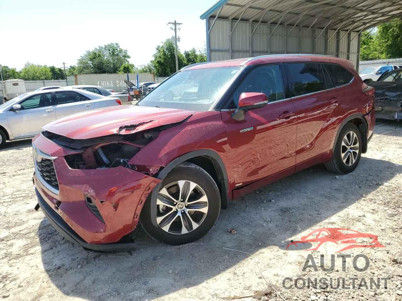 TOYOTA HIGHLANDER 2021 - 5TDGBRCH1MS046258