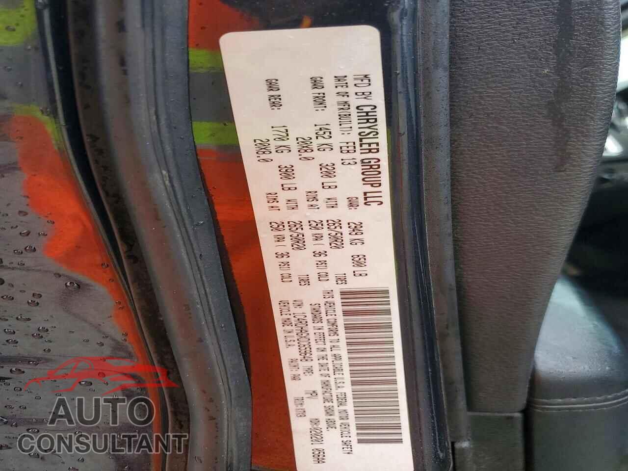 DODGE DURANGO 2013 - 1C4RDHAGXDC659648