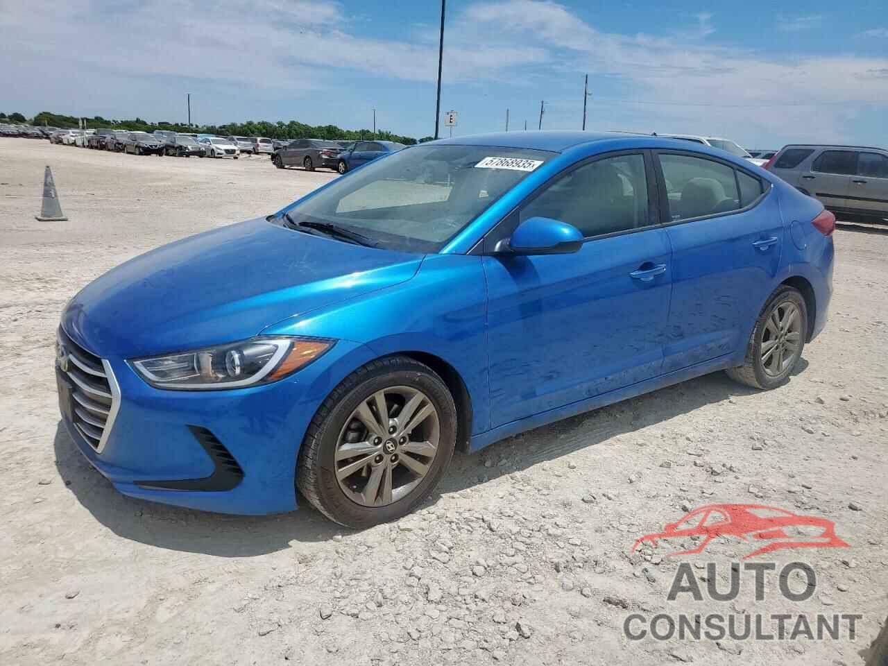 HYUNDAI ELANTRA 2018 - 5NPD84LF5JH401162