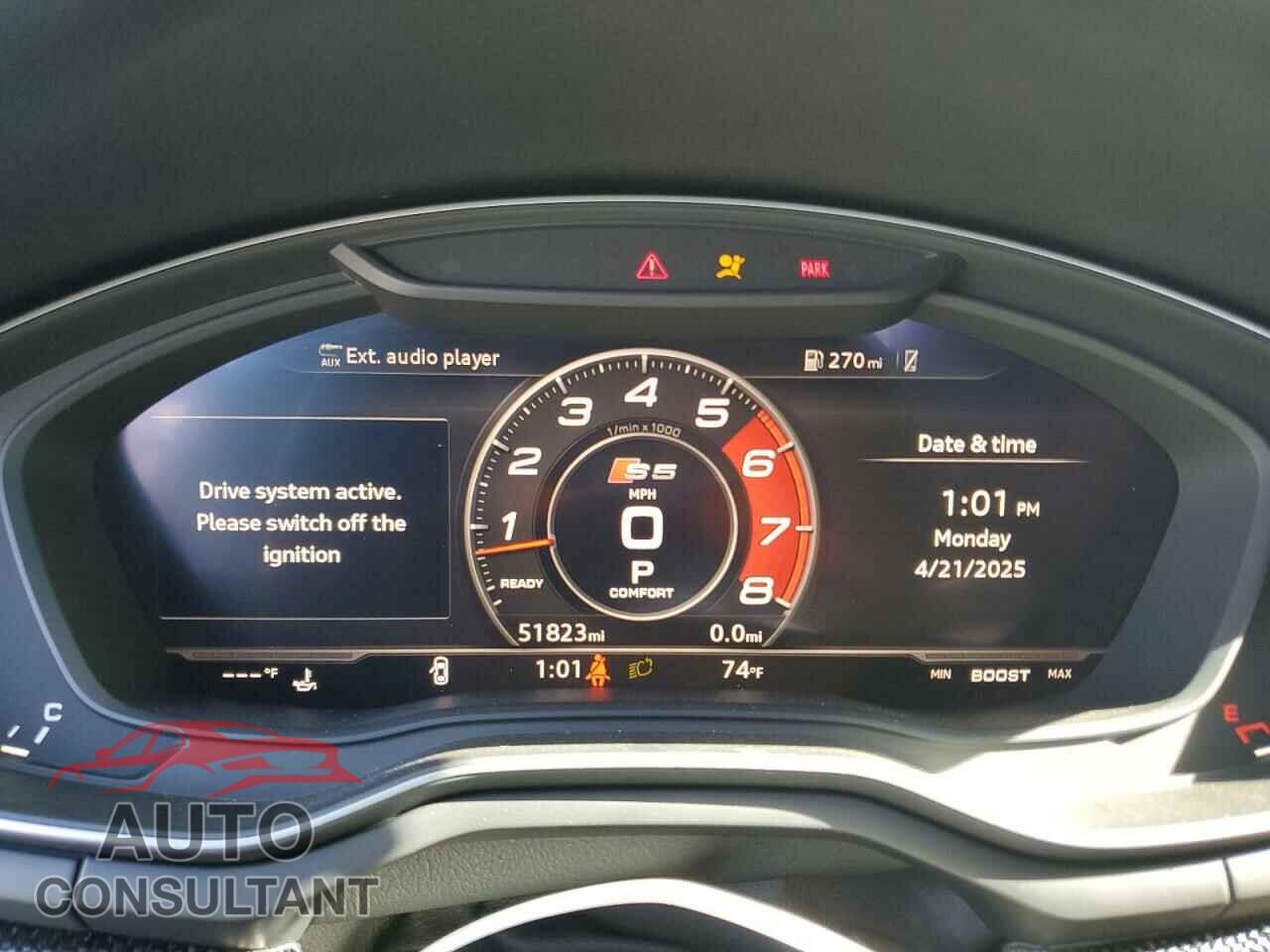 AUDI S5/RS5 2019 - WAUB4CF51KA005042