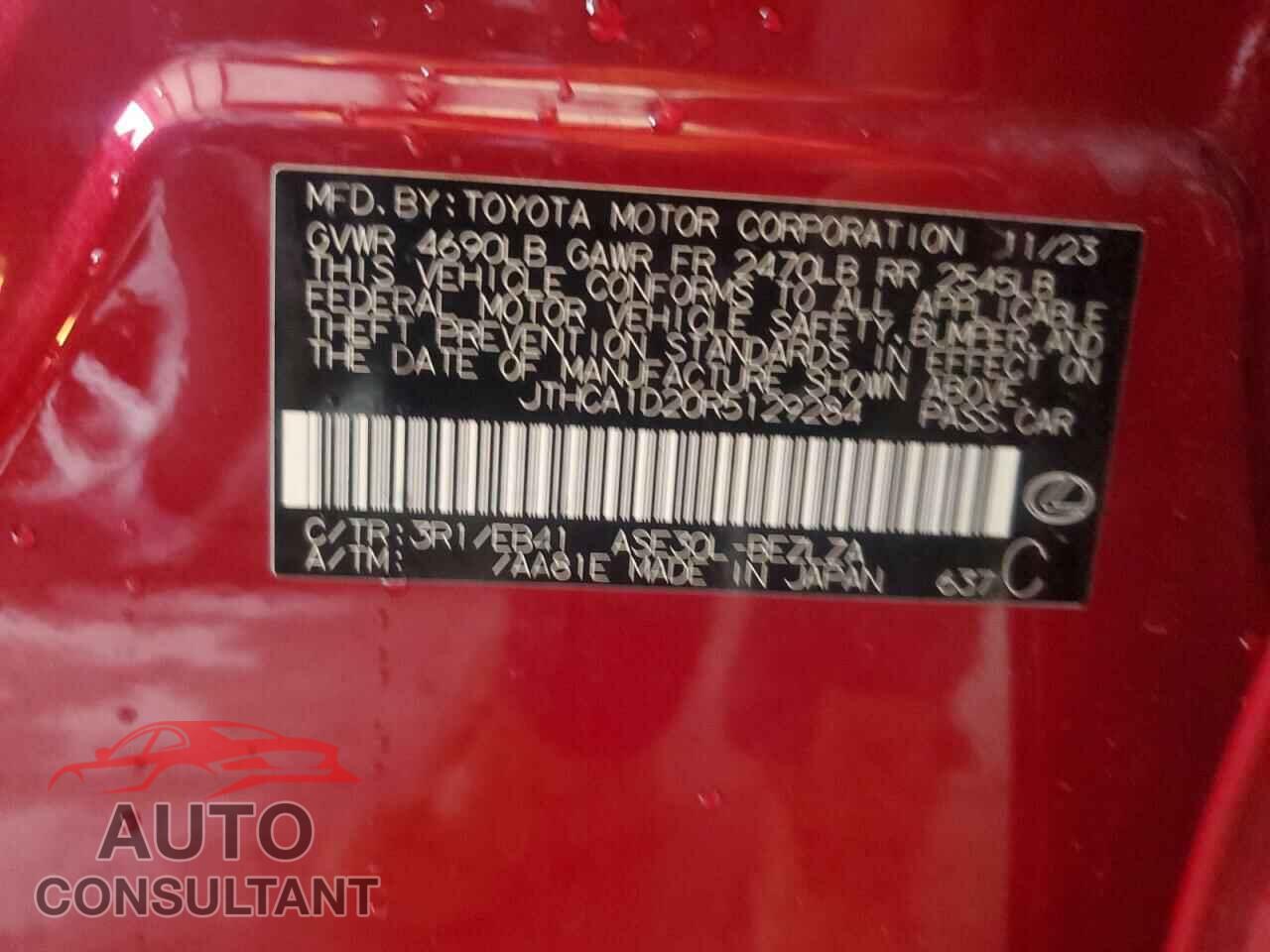 LEXUS IS 2024 - JTHCA1D20R5129284