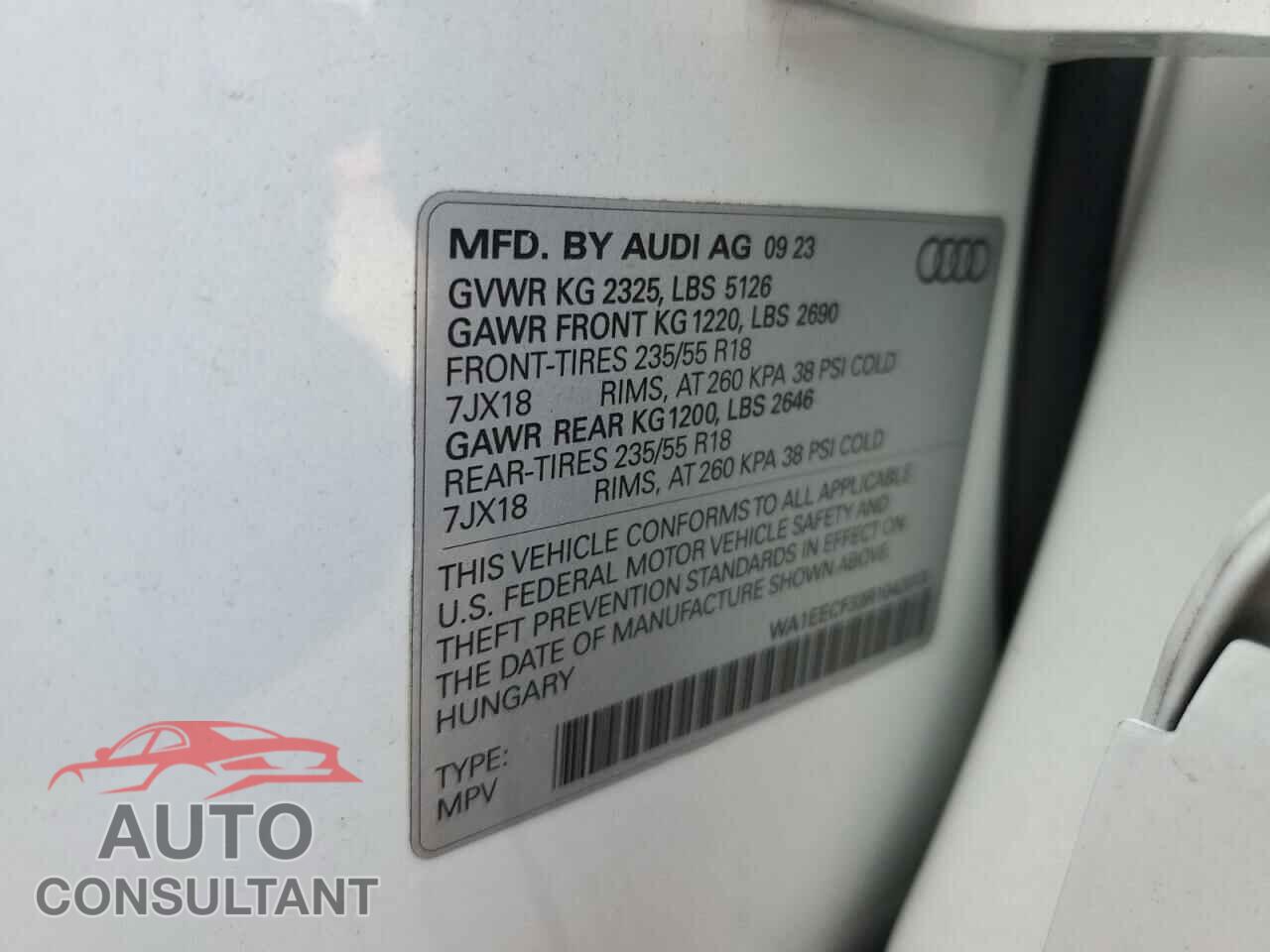 AUDI Q3 2024 - WA1EECF33R1042013