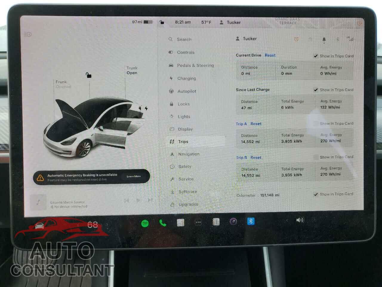 TESLA MODEL 3 2019 - 5YJ3E1EA7KF543016