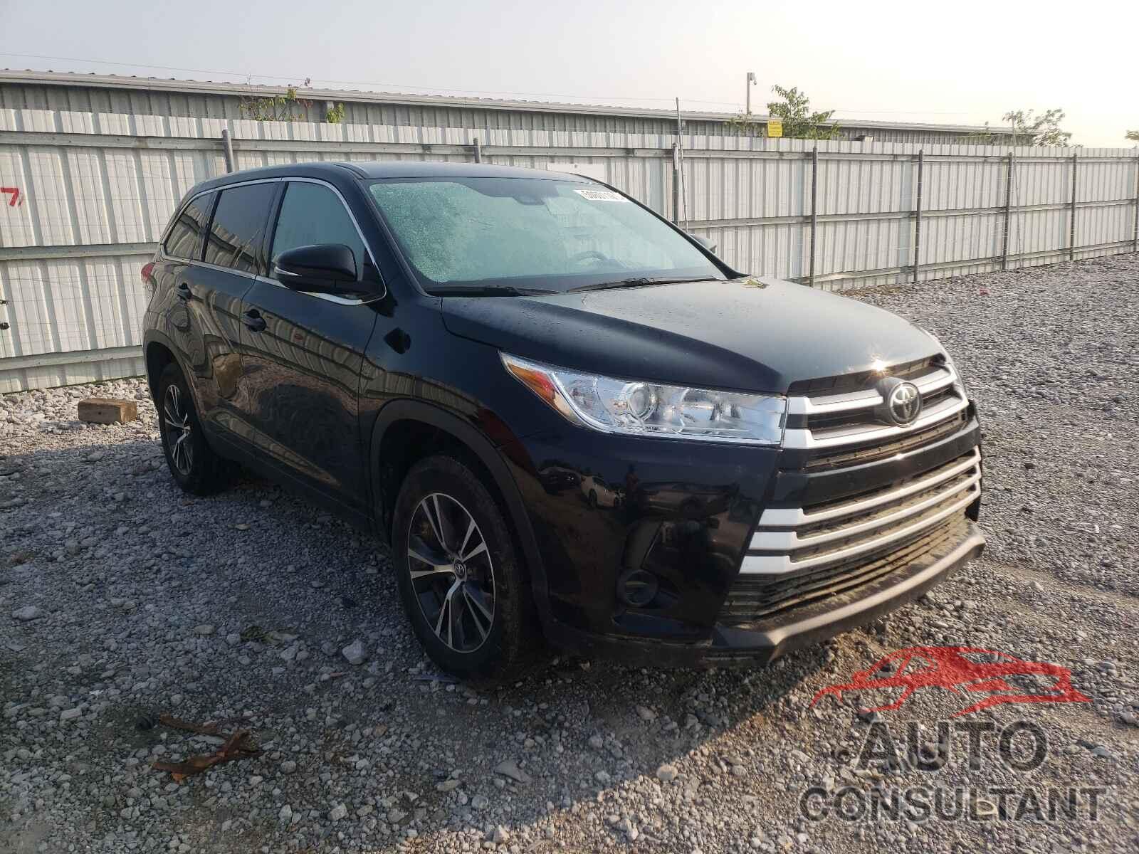 TOYOTA HIGHLANDER 2019 - 5TDZARFH1KS059242