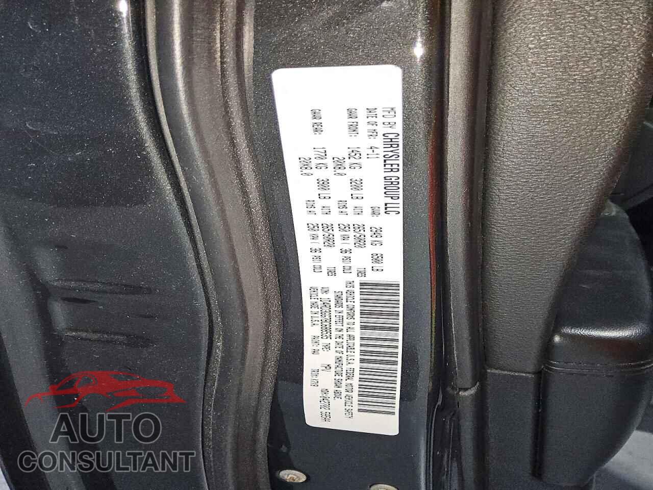DODGE DURANGO 2011 - 1D4RD3GG7BC688535