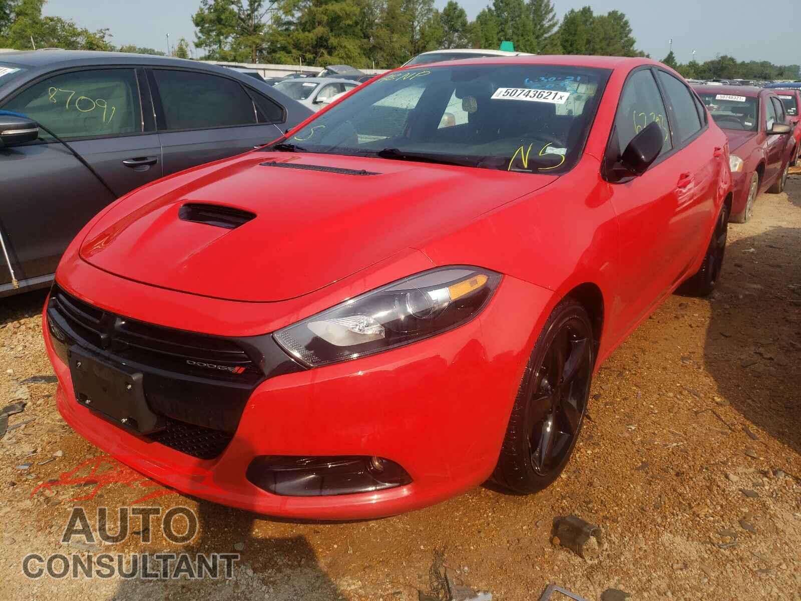 DODGE DART 2016 - 1C3CDFBB2GD630029