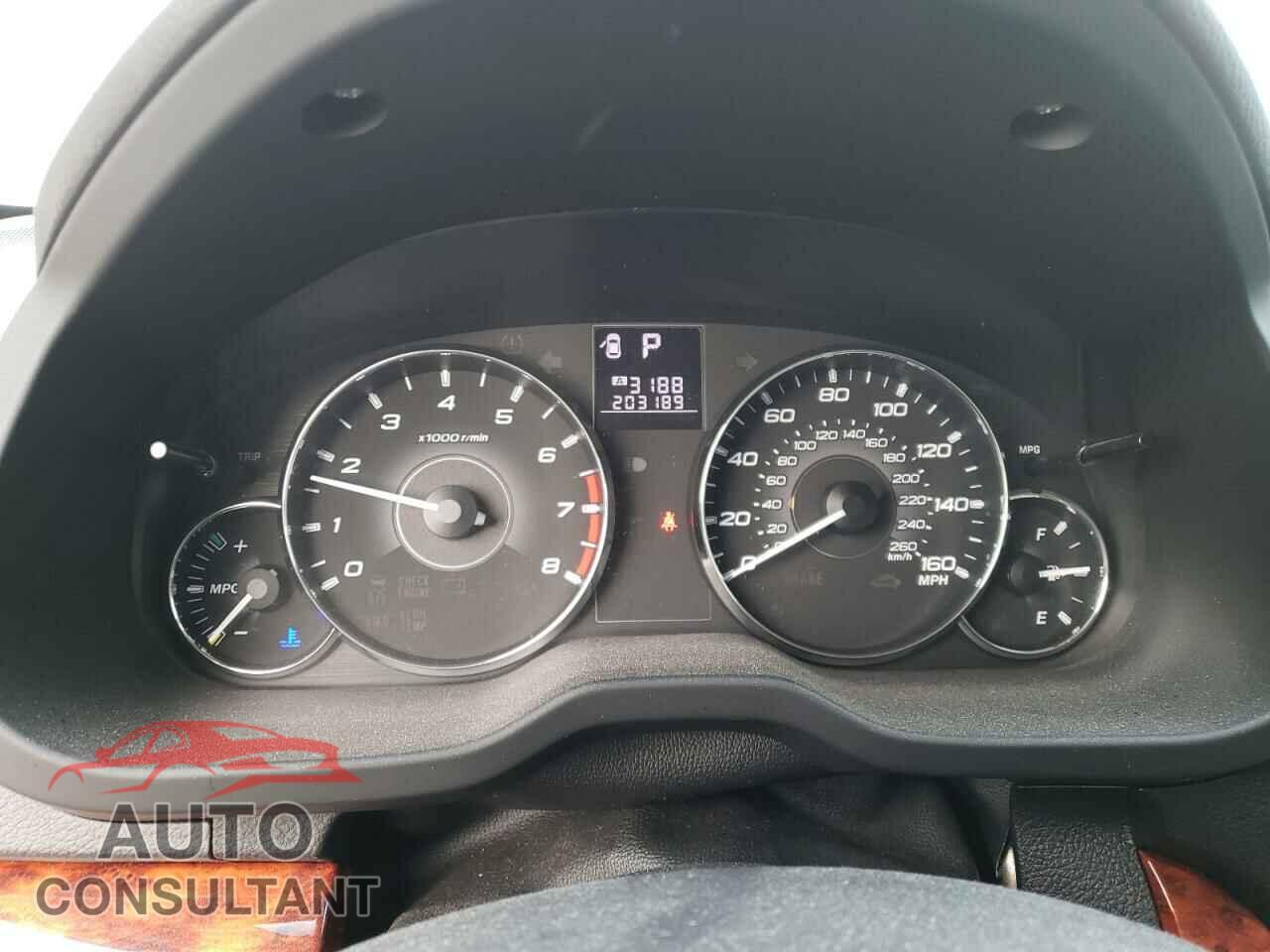 SUBARU OUTBACK 2012 - 4S4BRDKC7C2210659