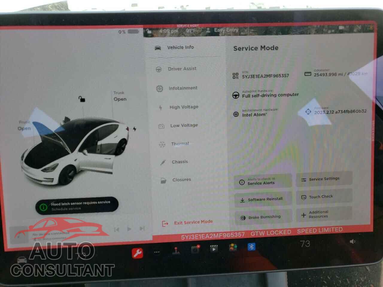TESLA MODEL 3 2021 - 5YJ3E1EA2MF965357