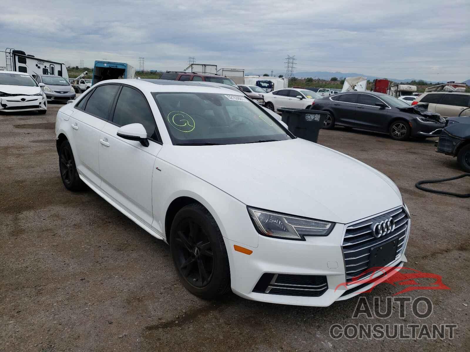 AUDI A4 2018 - WAUKMAF44JA234258