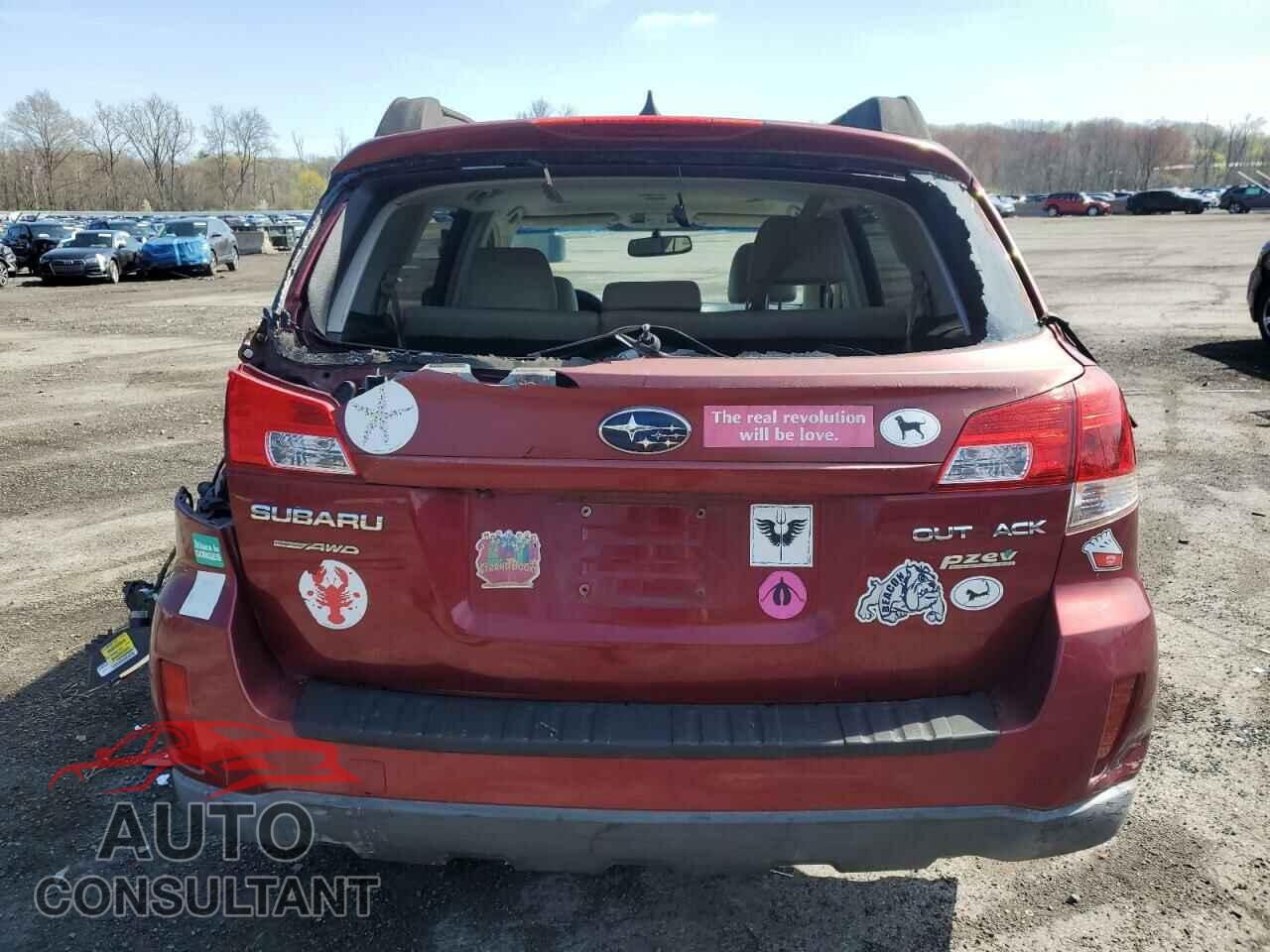 SUBARU OUTBACK 2011 - 4S4BRBKC4B3372035