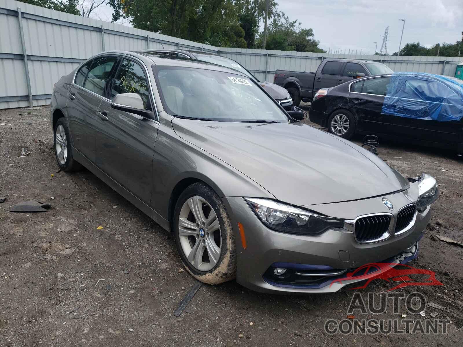 BMW 3 SERIES 2017 - WBA8D9G30HNU65756