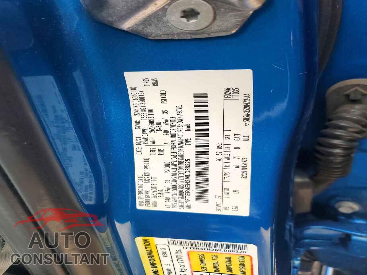 FORD RANGER 2021 - 1FTER4EH2MLD88225
