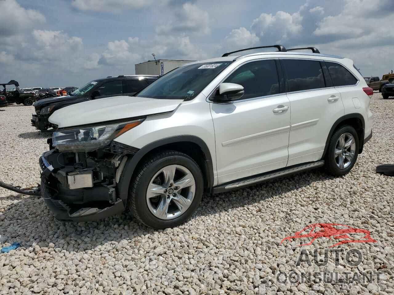 TOYOTA HIGHLANDER 2017 - 5TDYZRFHXHS228557