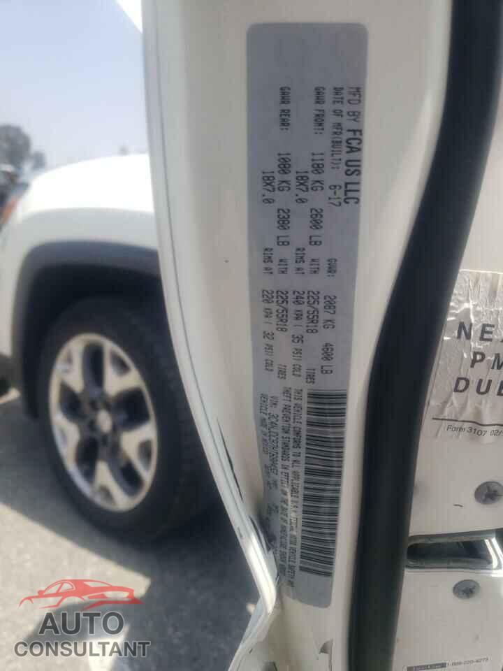 JEEP COMPASS 2017 - 3C4NJDCB7HT680453