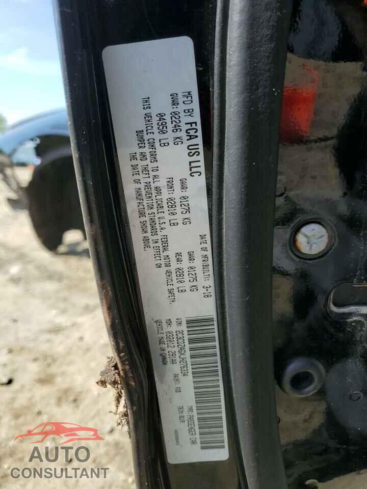 DODGE CHALLENGER 2018 - 2C3CDZAGXJH276334