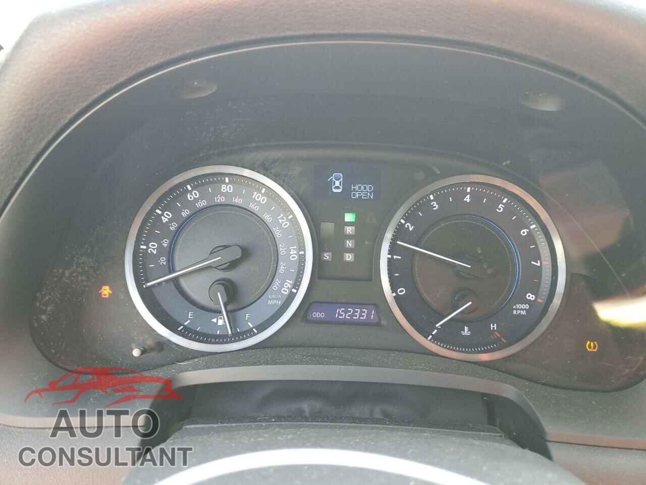 LEXUS IS 2012 - JTHBF5C26C5175912
