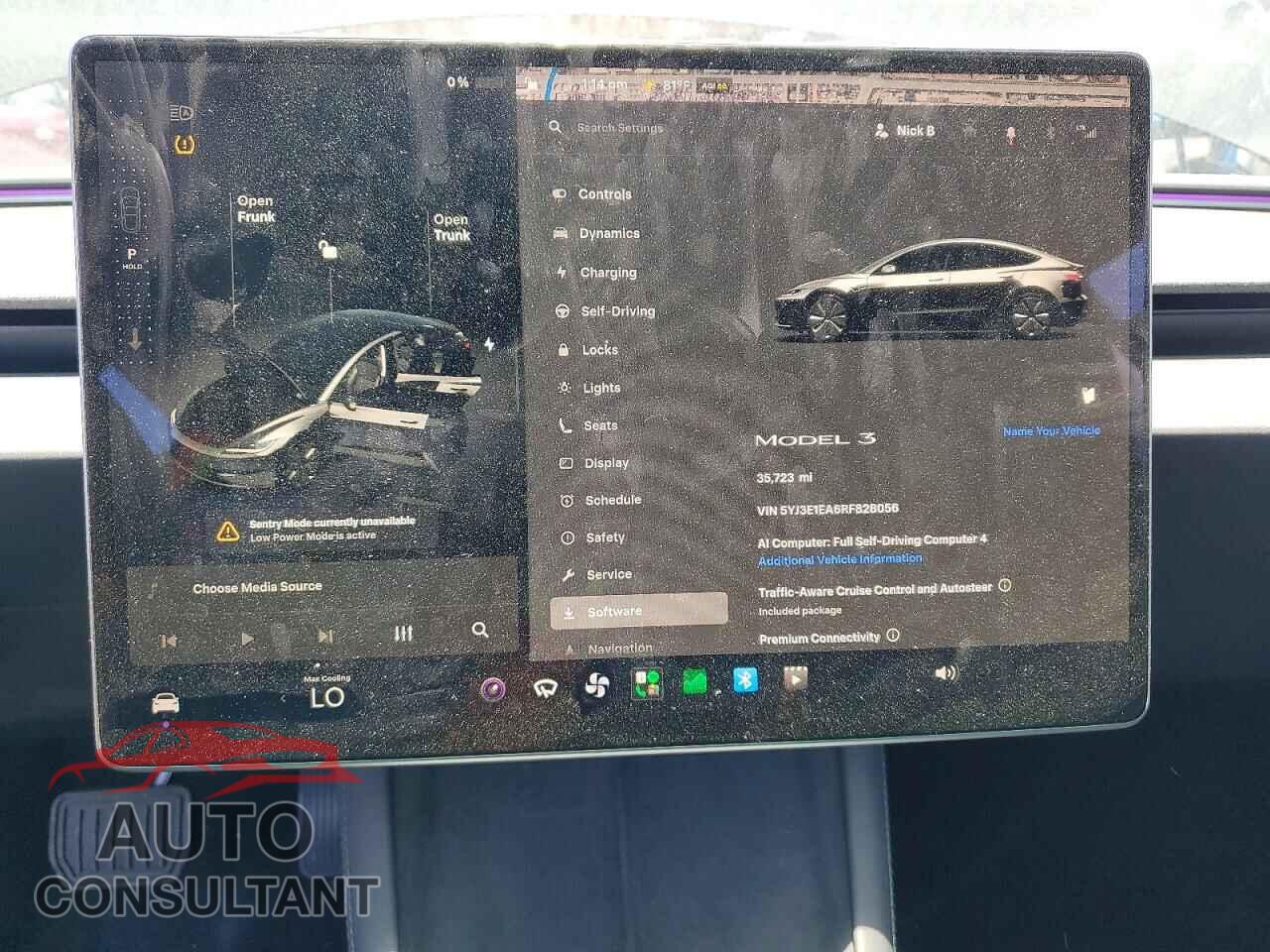TESLA MODEL 3 2024 - 5YJ3E1EA6RF828056