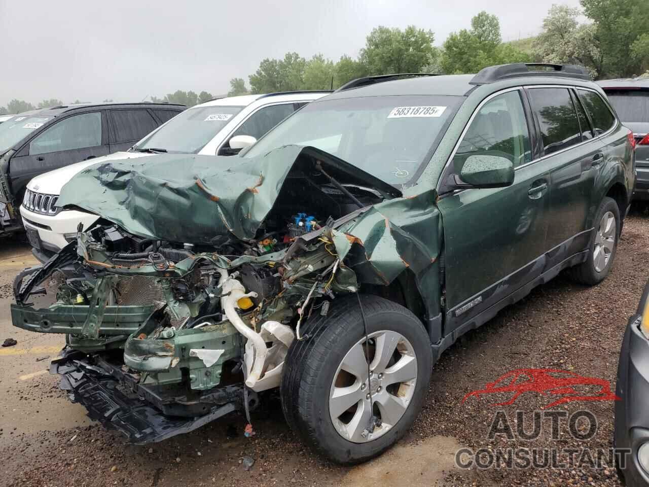 SUBARU OUTBACK 2012 - 4S4BRCCC3C3212153