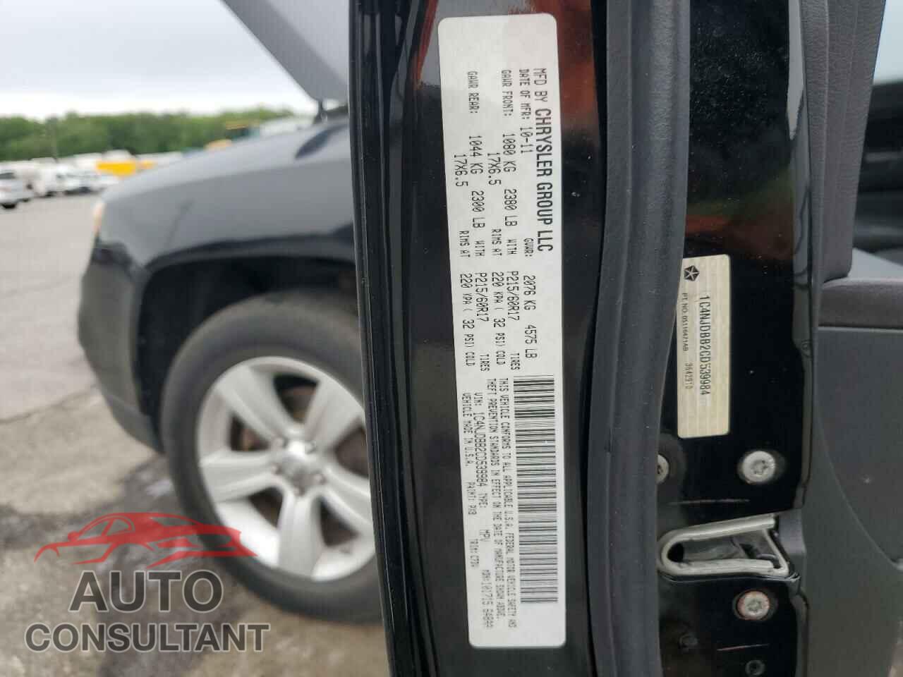 JEEP COMPASS 2012 - 1C4NJDBB2CD539984