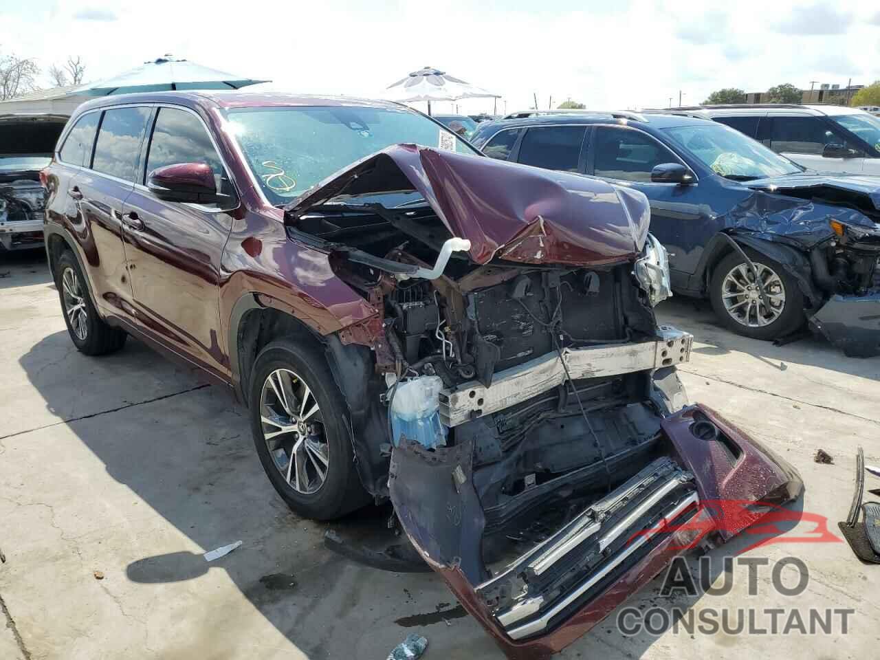 TOYOTA HIGHLANDER 2017 - 5TDZARFH6HS031171