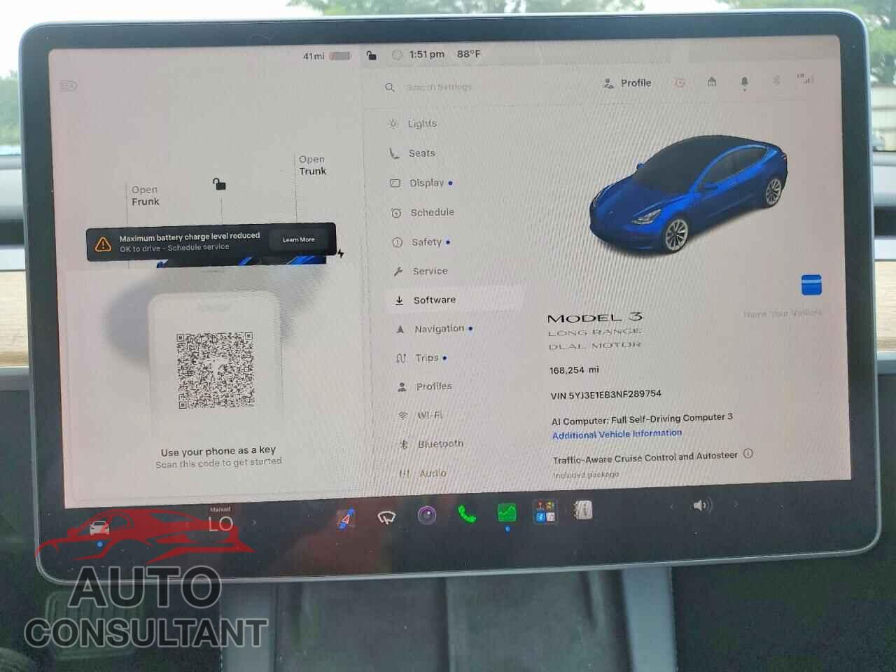 TESLA MODEL 3 2022 - 5YJ3E1EB3NF289754