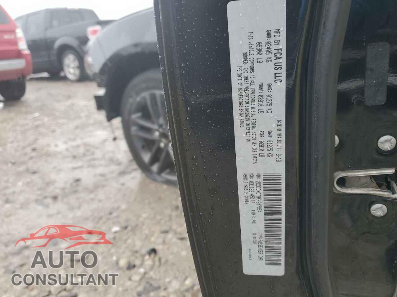 DODGE CHARGER 2019 - 2C3CDXCT9KH607954