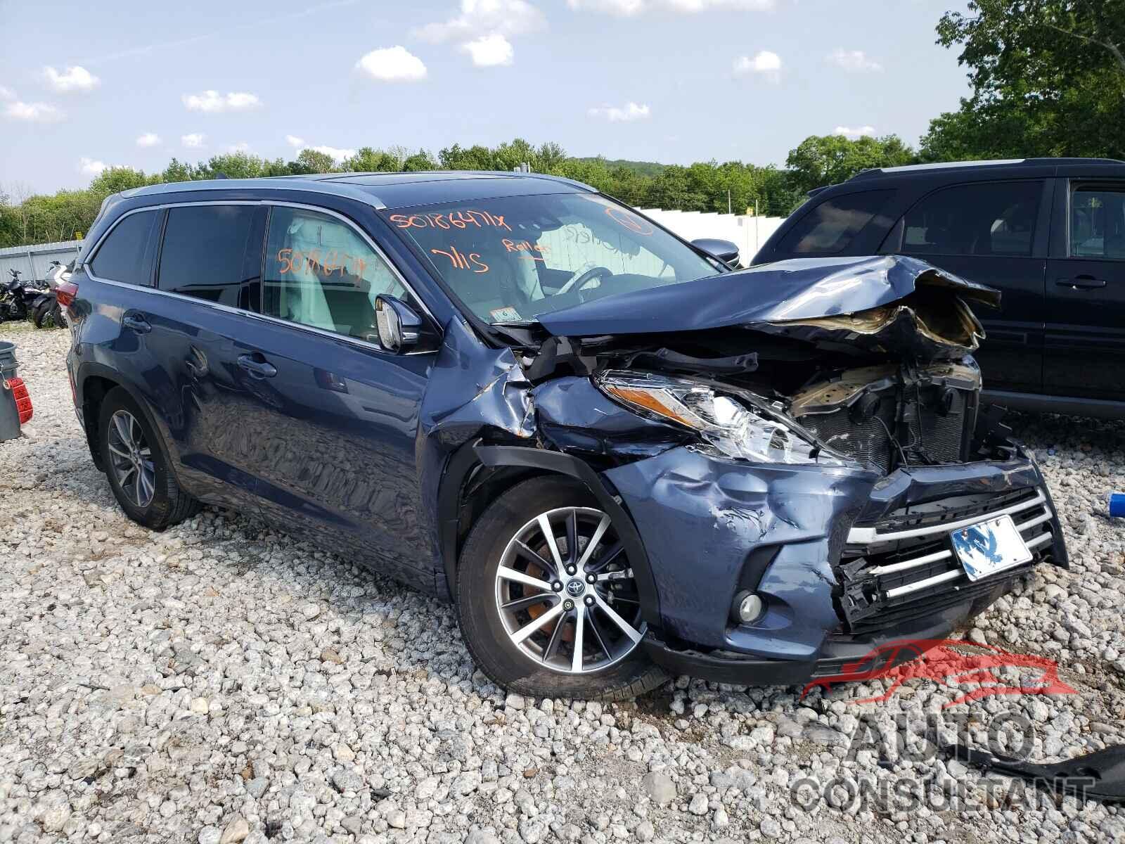 TOYOTA HIGHLANDER 2017 - 5TDJZRFHXHS420353