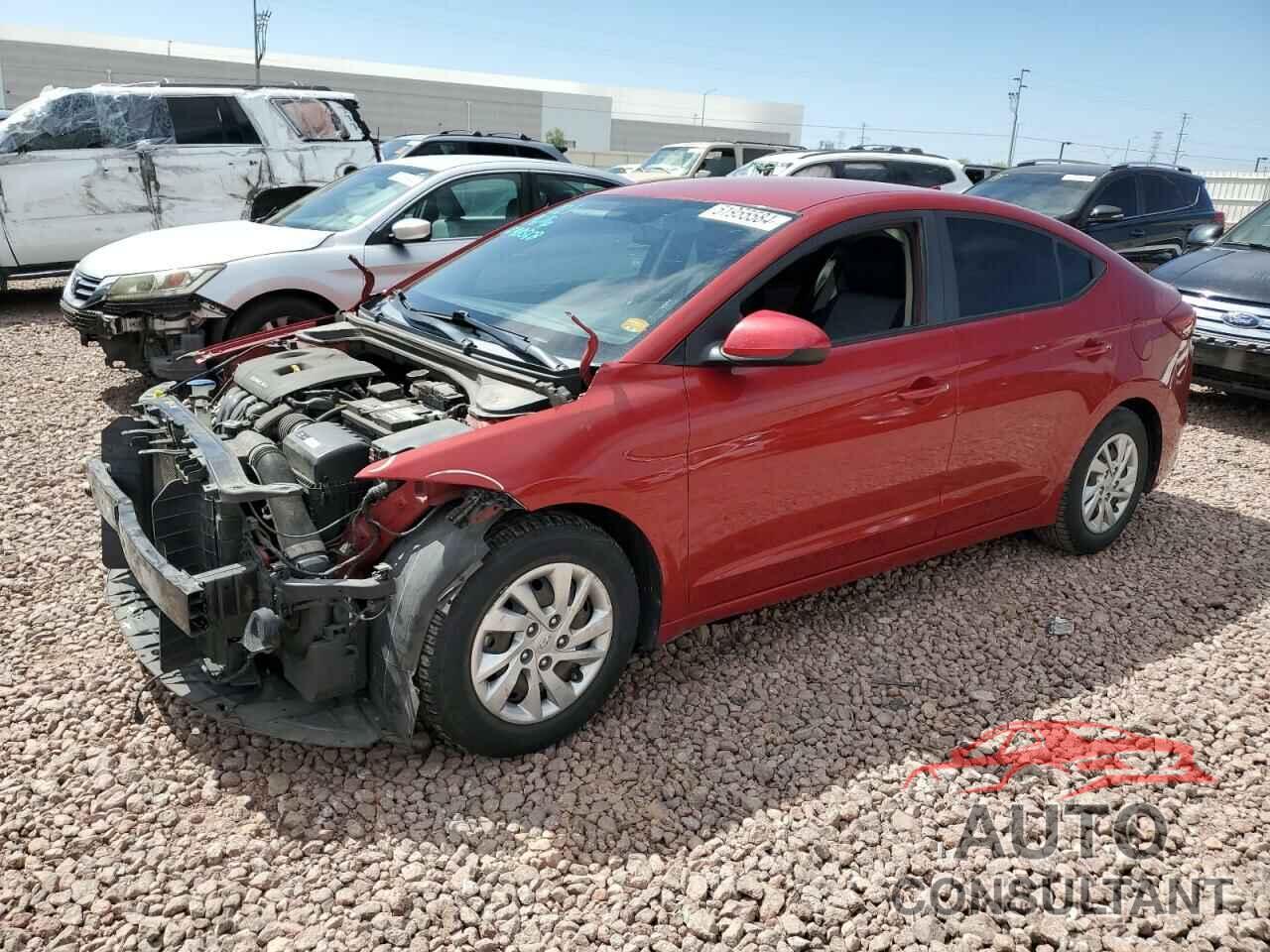 HYUNDAI ELANTRA 2017 - KMHD74LF0HU399108